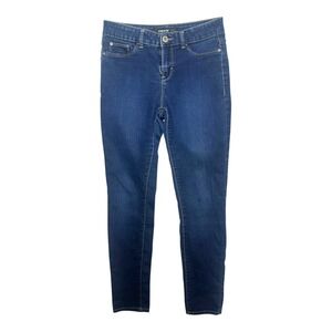 Jordache Super Skinny Jeans Size 6 Dark Wash Blue Stretch Denim